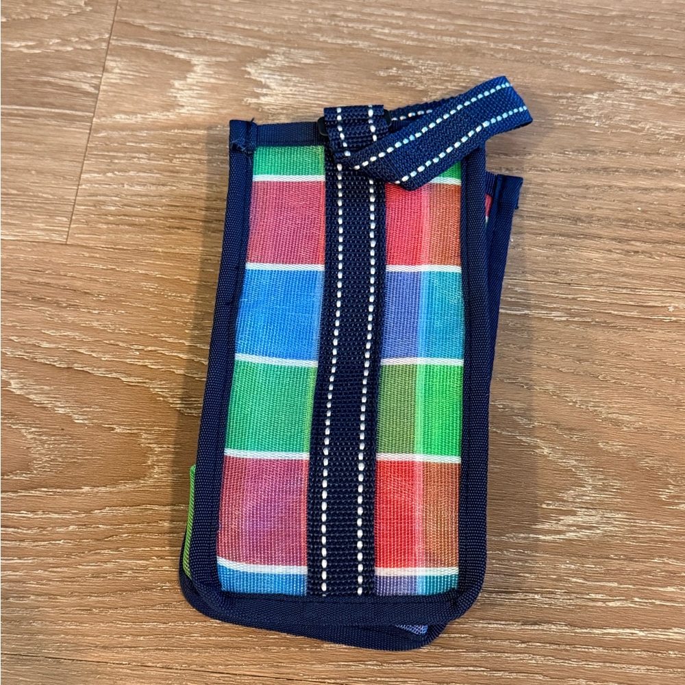 Colorful Striped Drink Holder with Strap